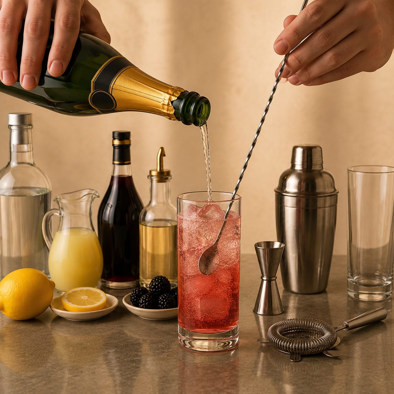 Step 5 — how to make Russian Spring Punch