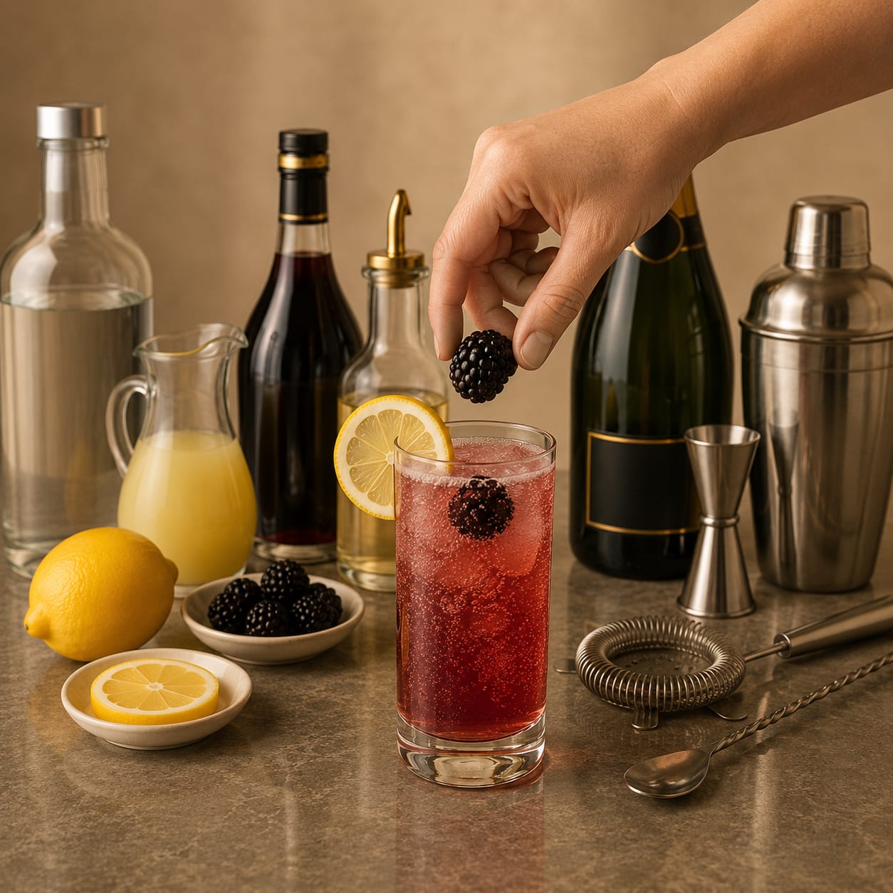 Step 6 — how to make Russian Spring Punch