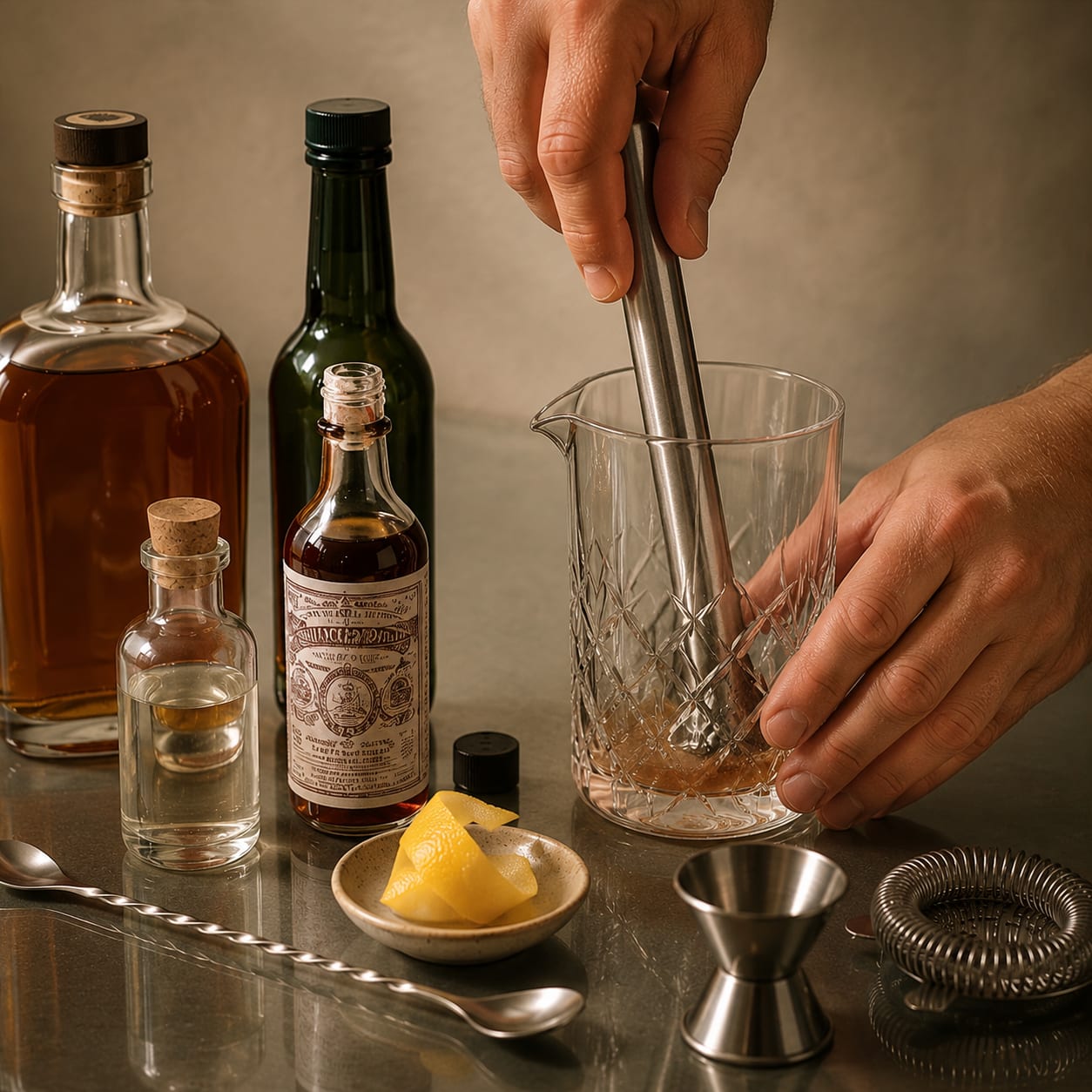 Step 2 — how to make Sazerac