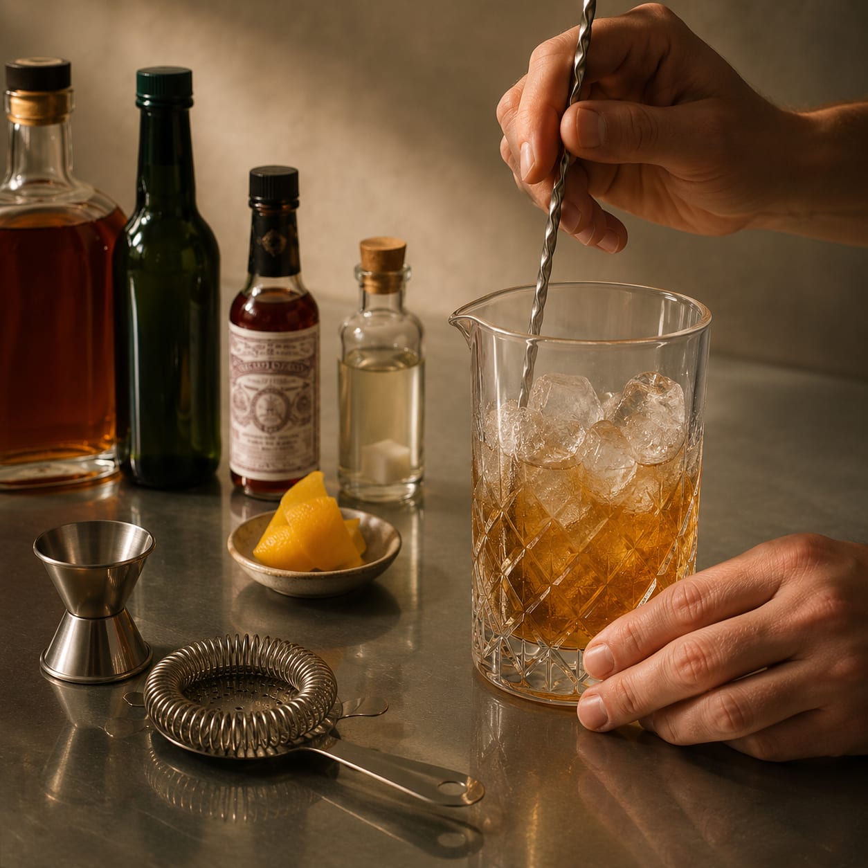 Step 3 — how to make Sazerac