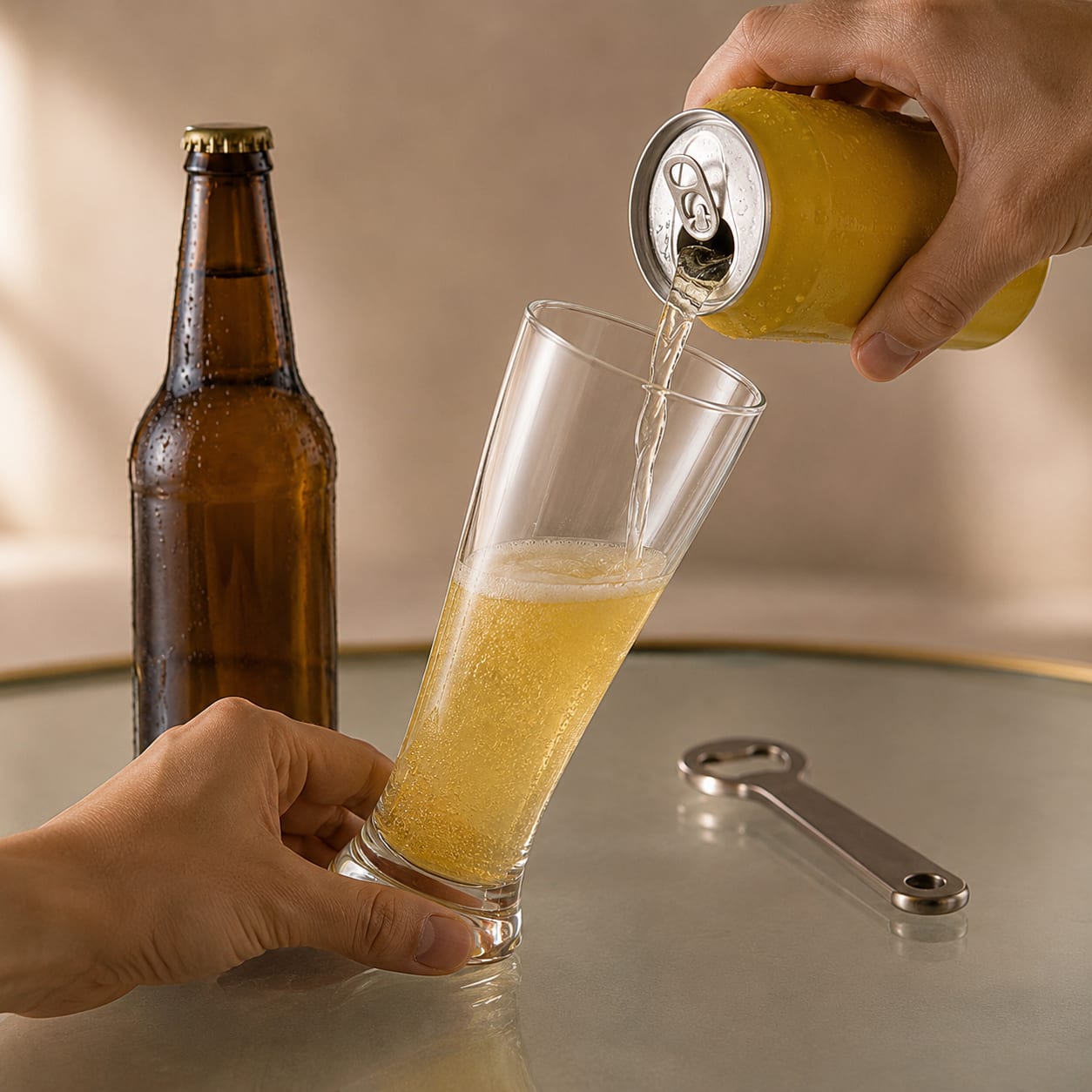 Step 2 — how to make Shandy