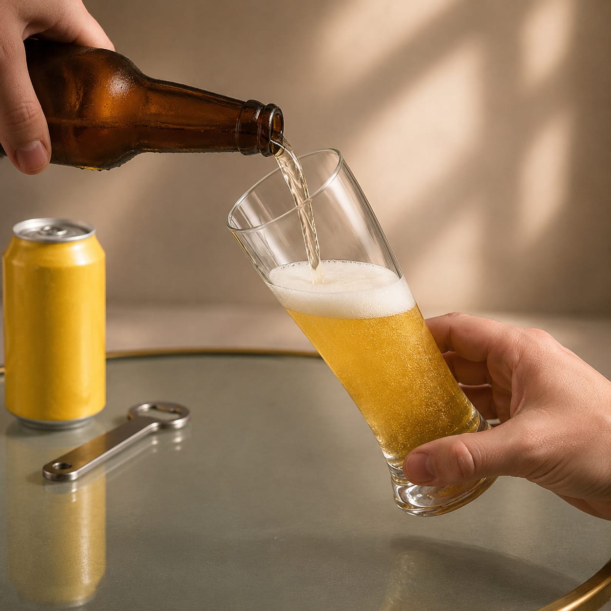 Step 3 — how to make Shandy