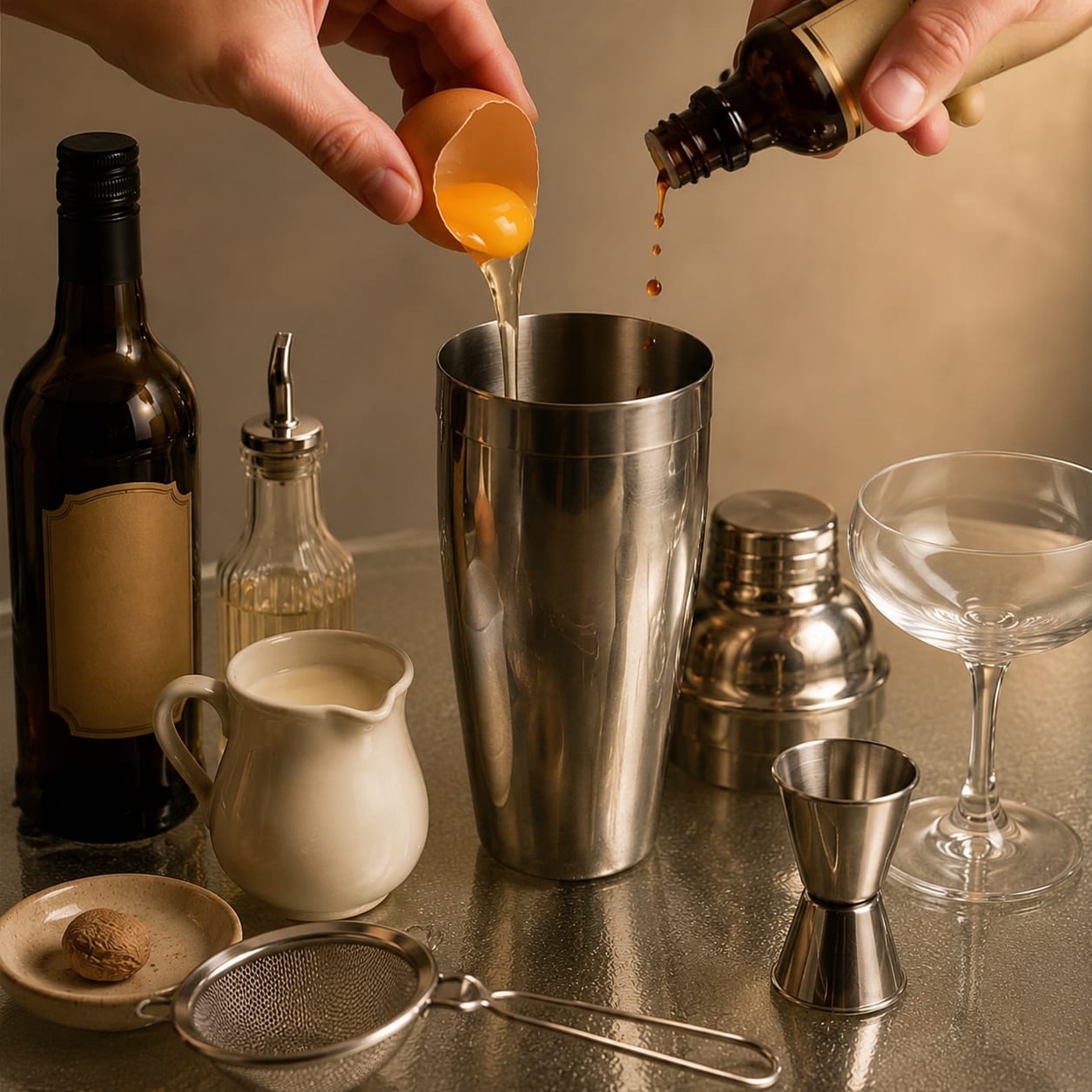 Step 1 — how to make Sherry Flip
