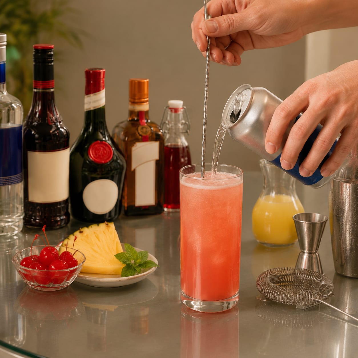 Step 5 — how to make Singapore Sling