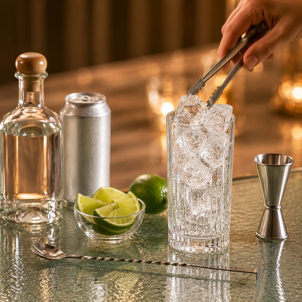 Step 1 — how to make Tequila and Tonic