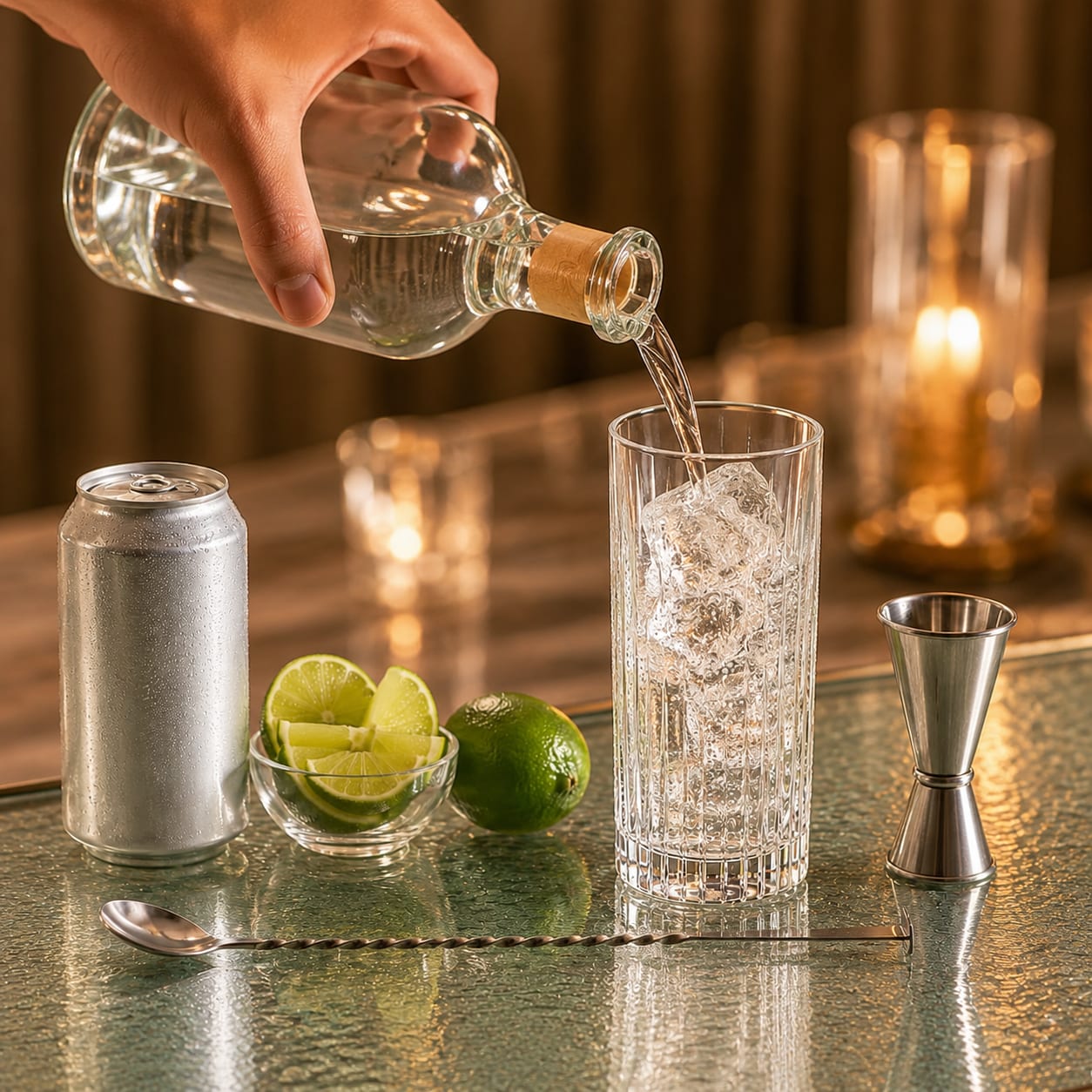 Step 2 — how to make Tequila and Tonic