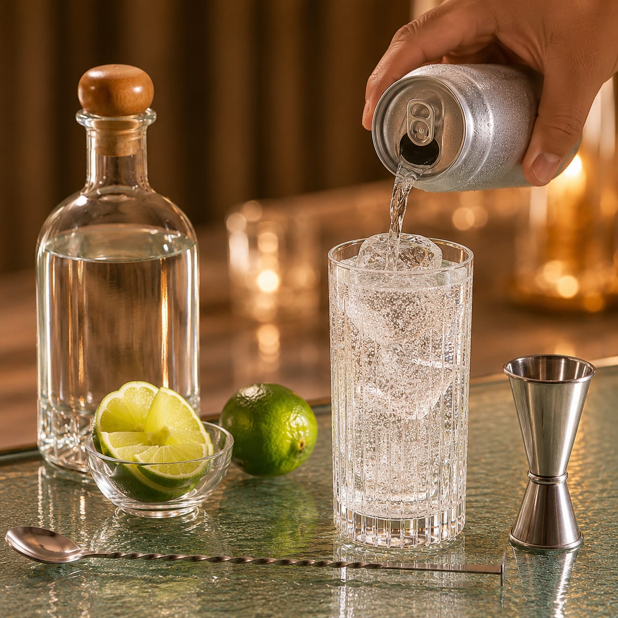 Step 3 — how to make Tequila and Tonic