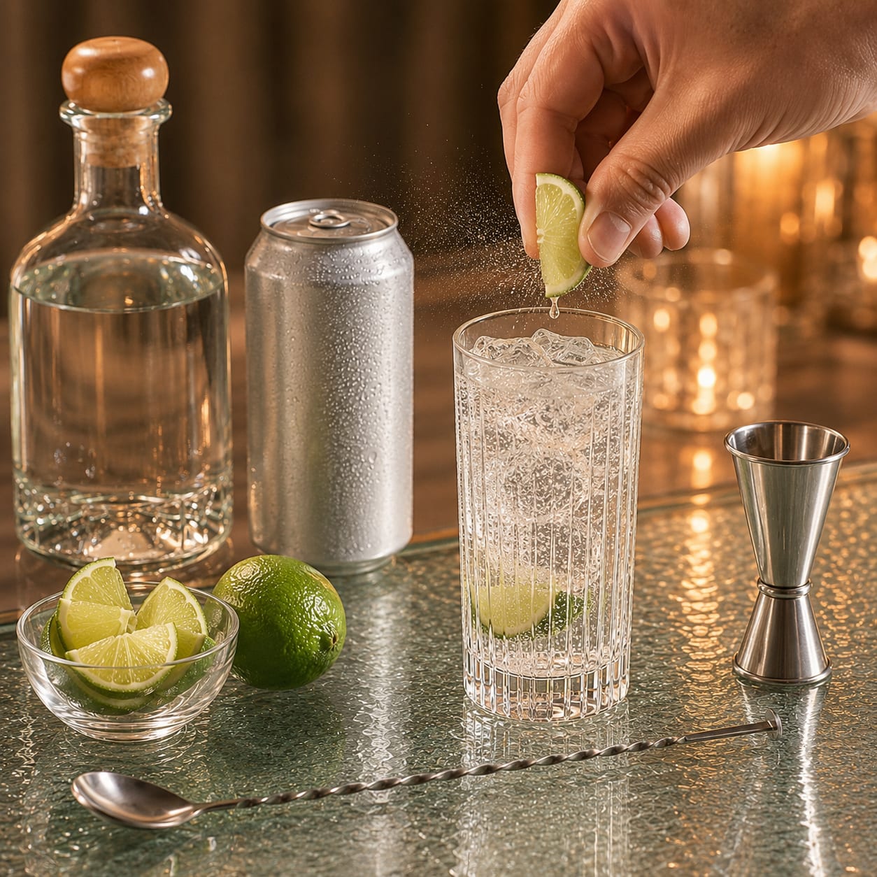 Step 5 — how to make Tequila and Tonic