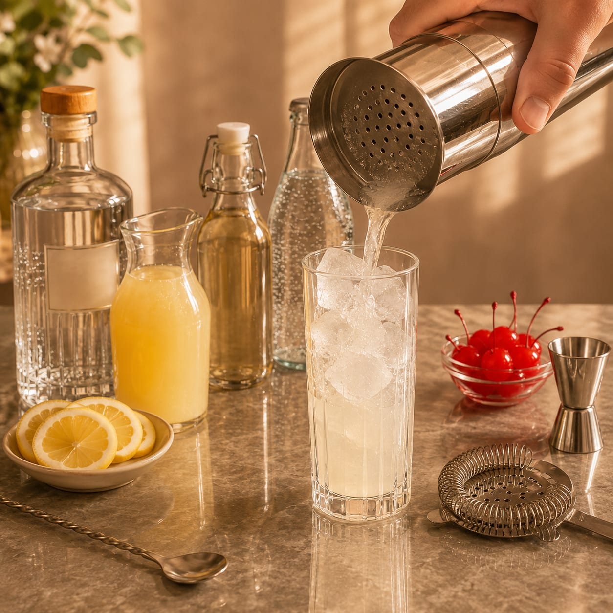 Step 3 — how to make Tom Collins