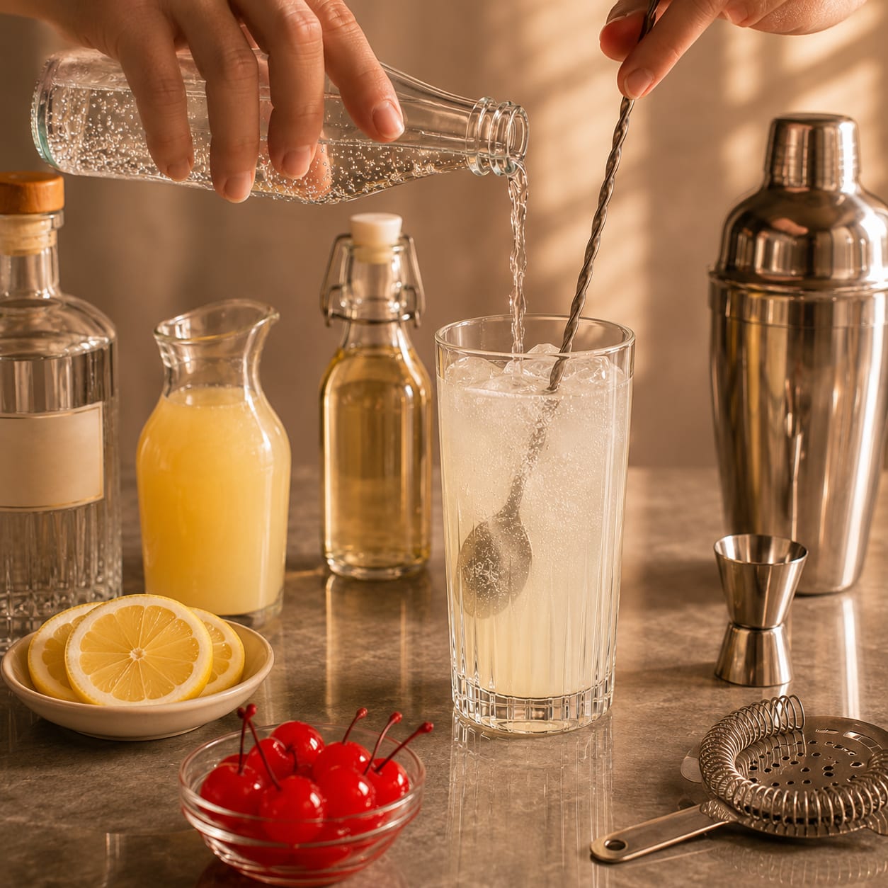Step 4 — how to make Tom Collins