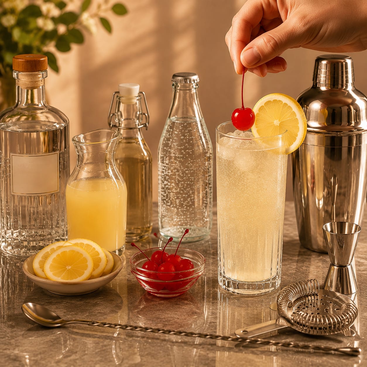 Step 5 — how to make Tom Collins