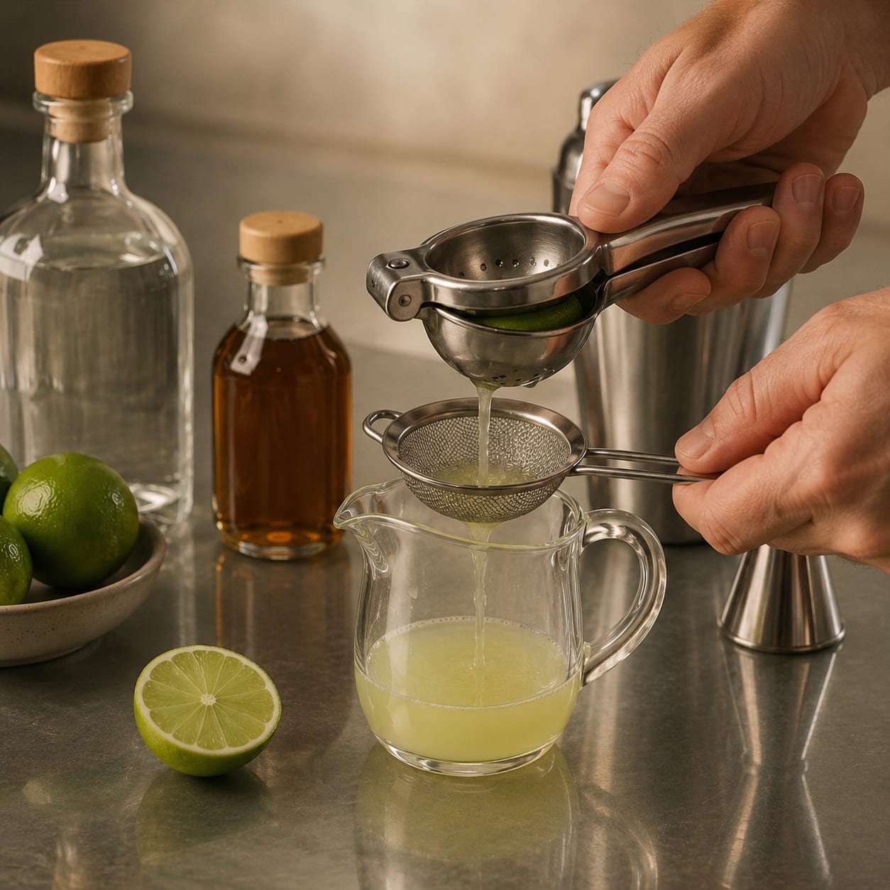 Step 1 — how to make Tommy's Margarita