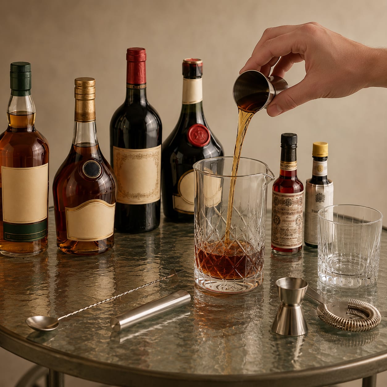 Step 1 — how to make Vieux Carré
