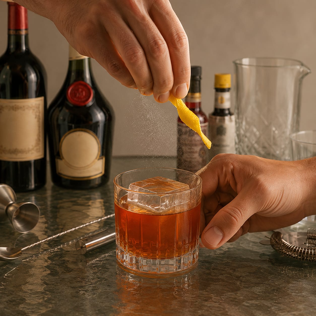 Step 6 — how to make Vieux Carré