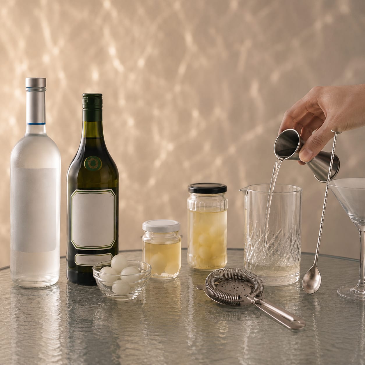 Step 1 — how to make Vodka Gibson
