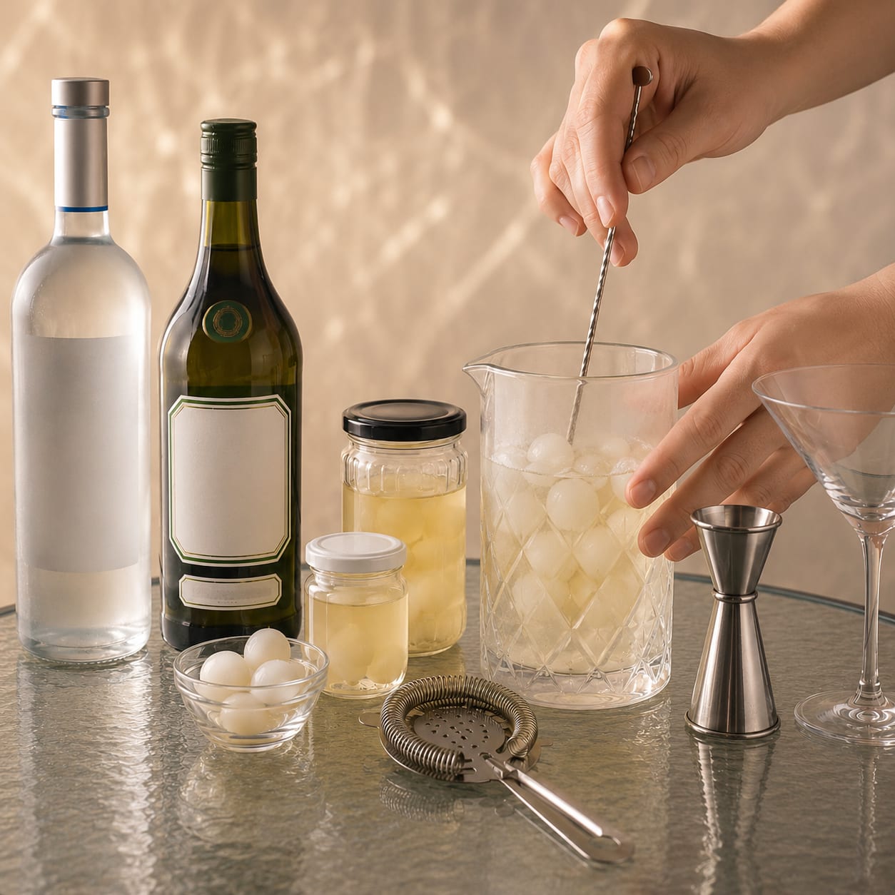 Step 3 — how to make Vodka Gibson