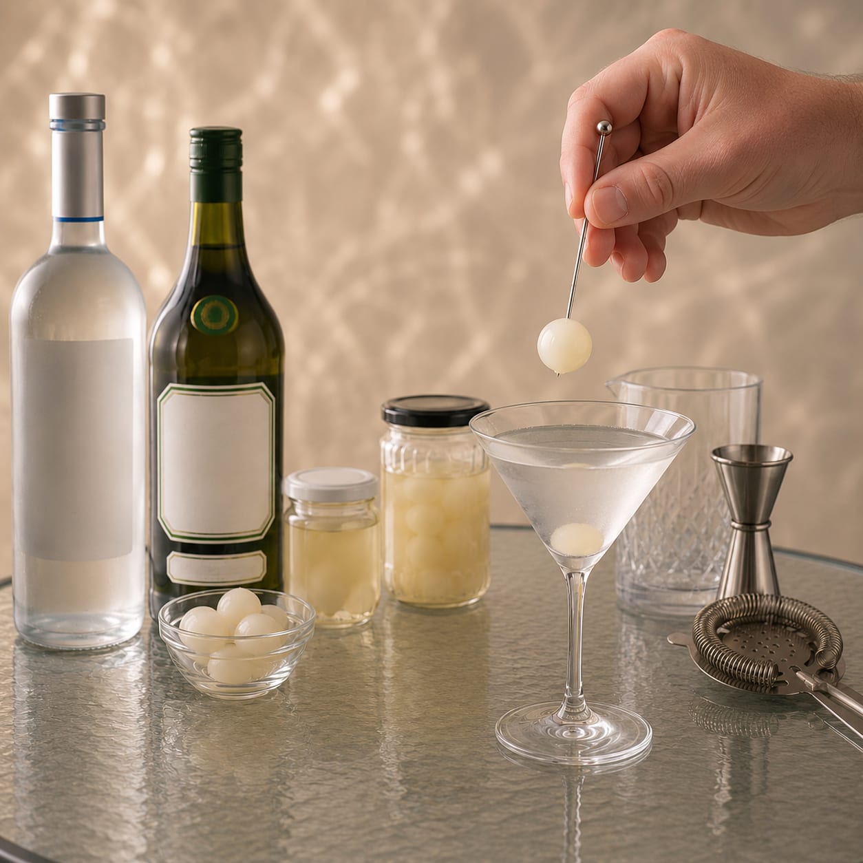 Step 5 — how to make Vodka Gibson