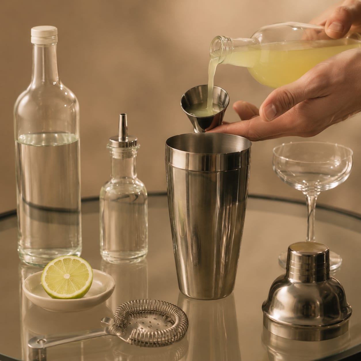 Step 1 — how to make Vodka Gimlet