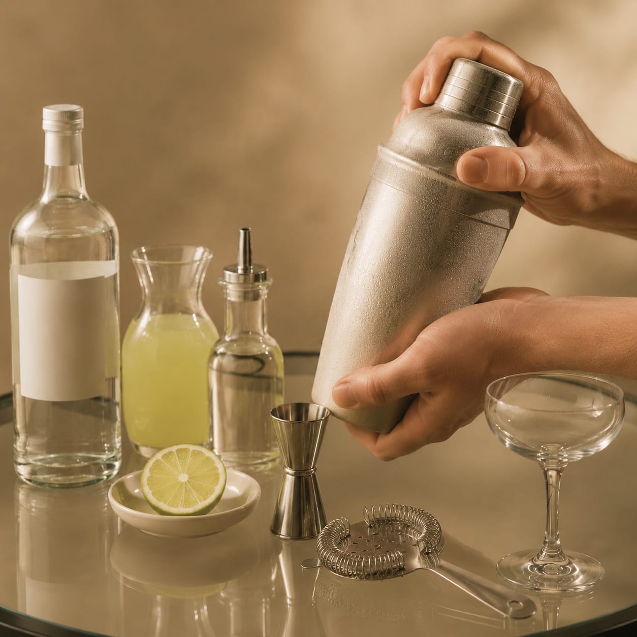 Step 2 — how to make Vodka Gimlet