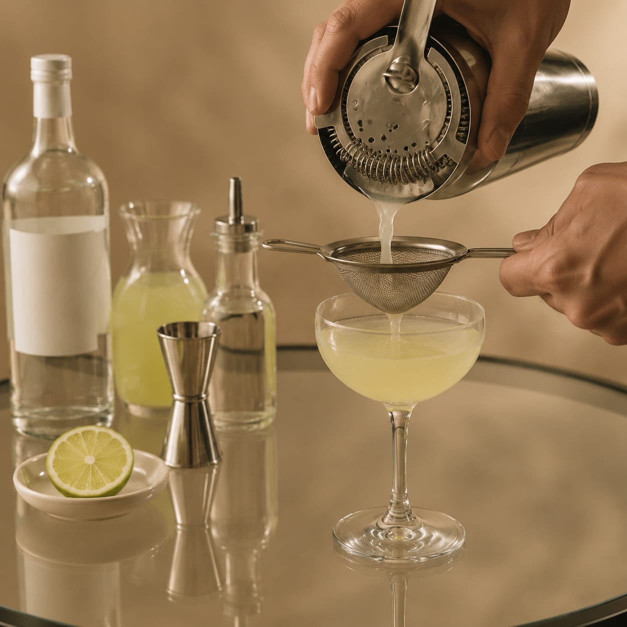 Step 3 — how to make Vodka Gimlet