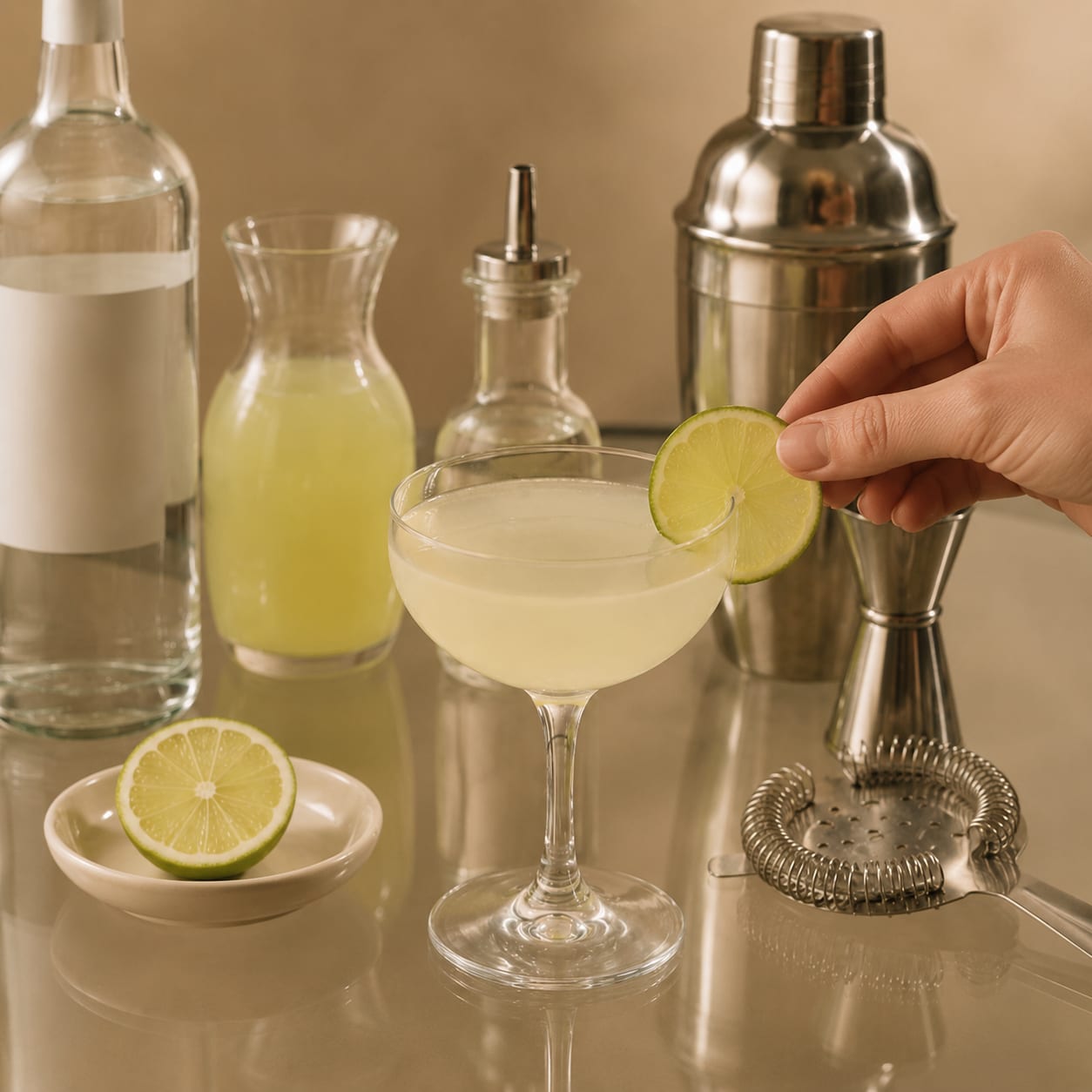 Step 4 — how to make Vodka Gimlet