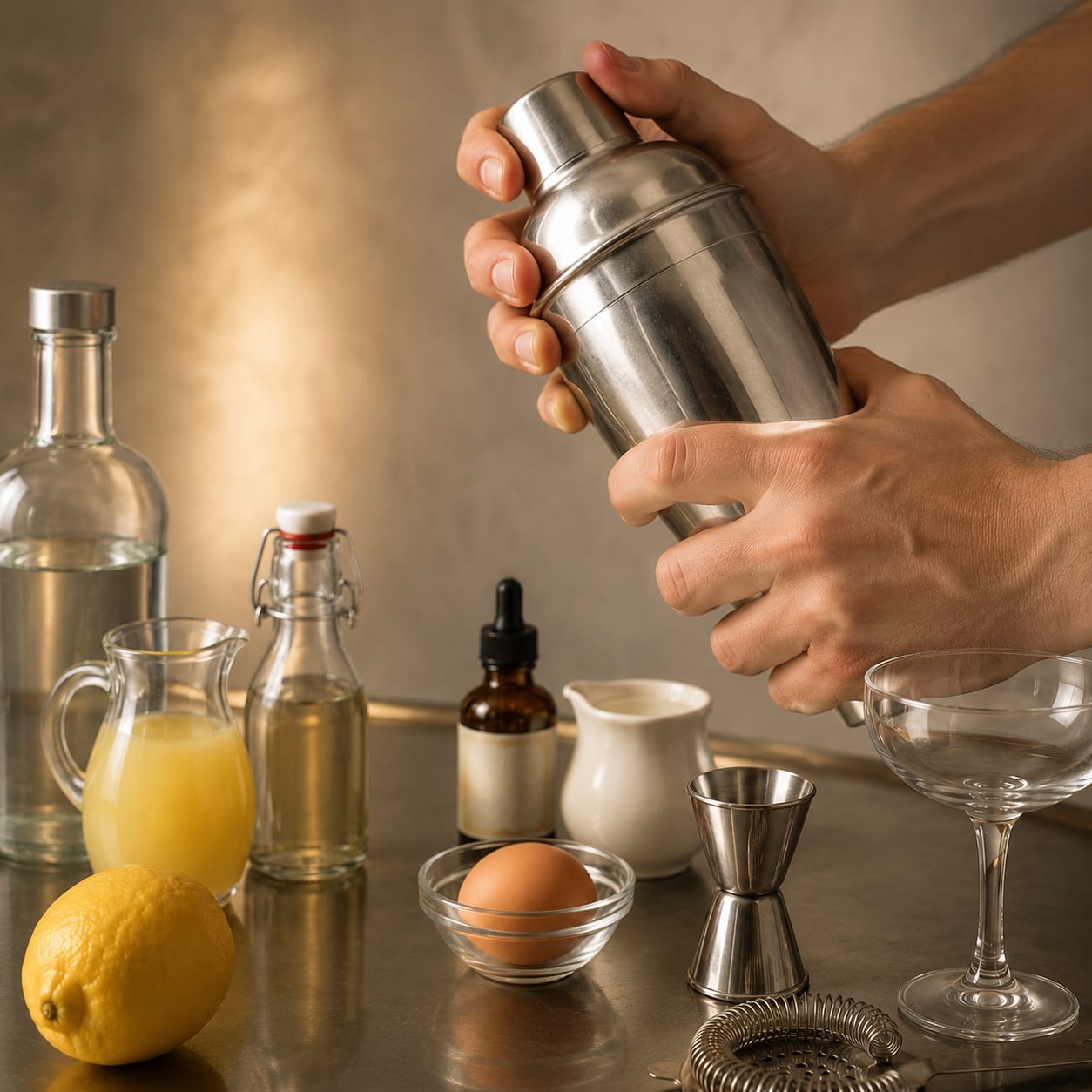 Step 2 — how to make Vodka Sour