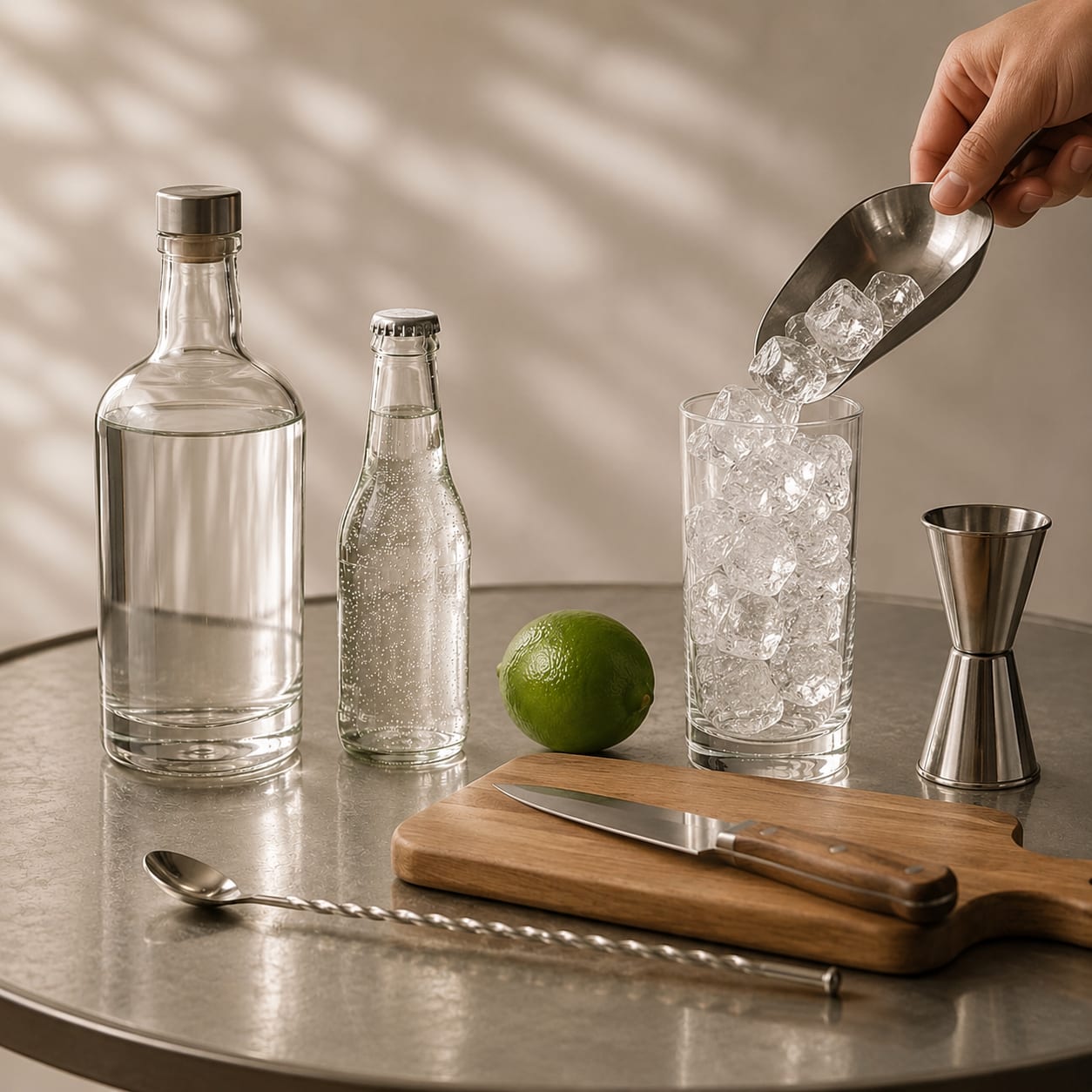 Step 1 — how to make Vodka Tonic
