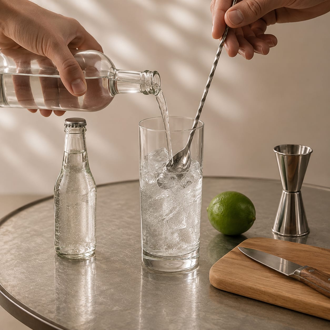 Step 2 — how to make Vodka Tonic