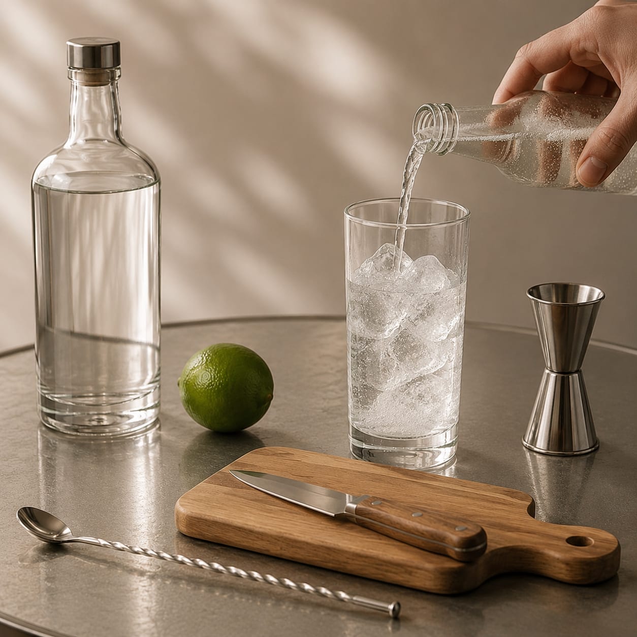 Step 3 — how to make Vodka Tonic