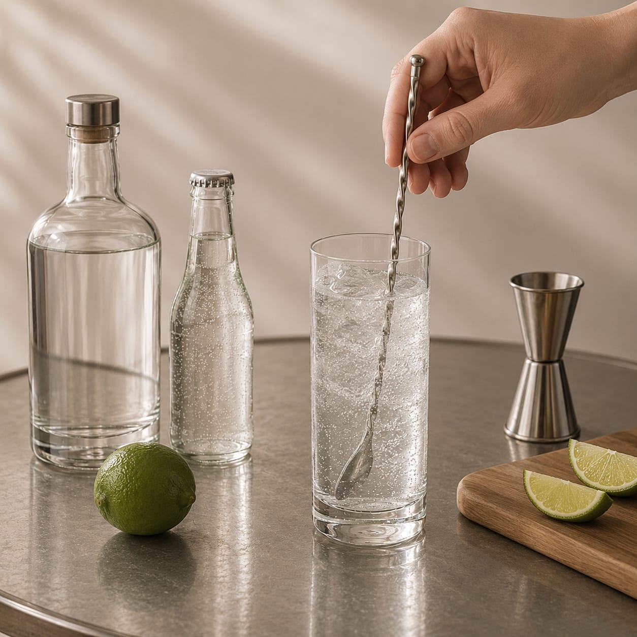 Step 4 — how to make Vodka Tonic