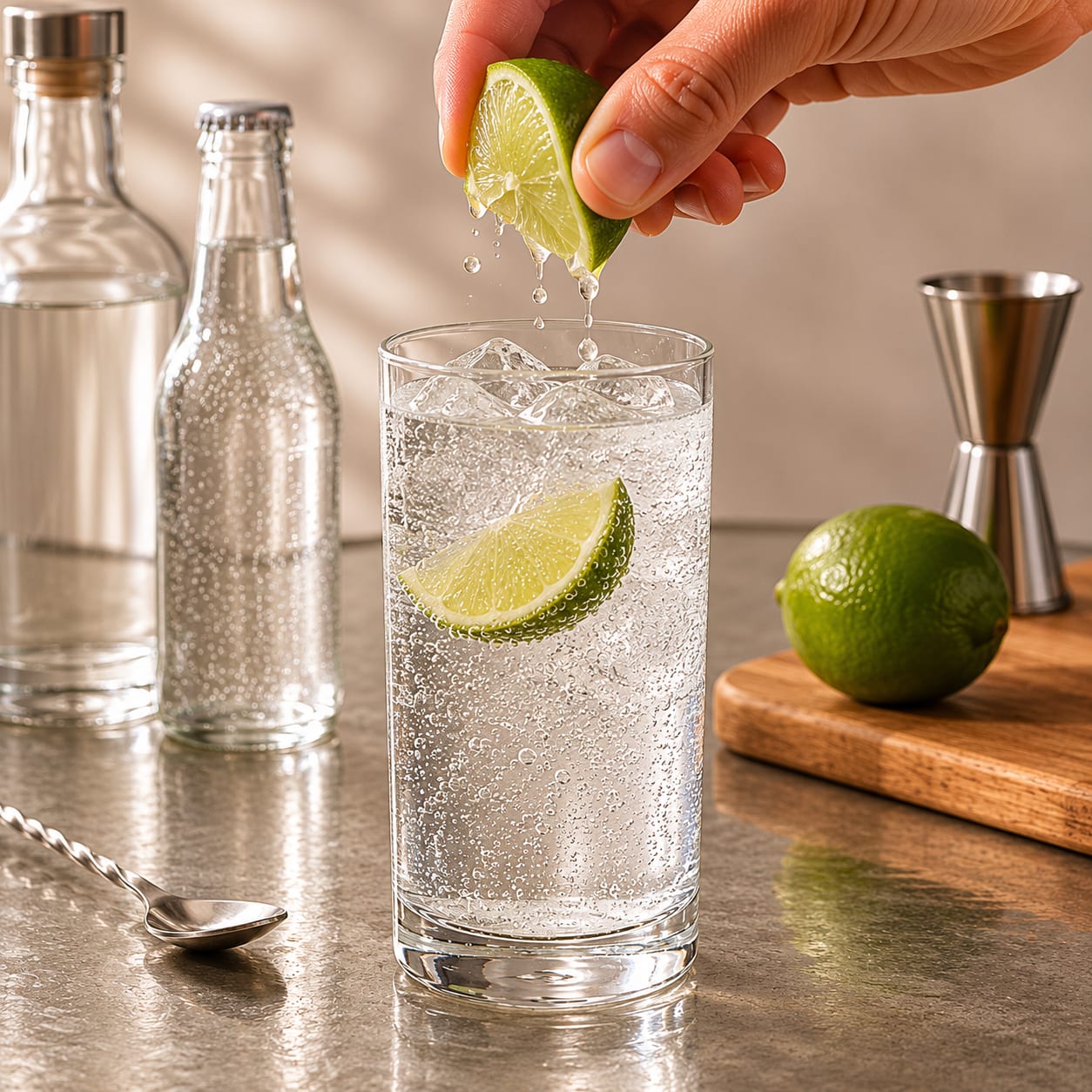 Step 5 — how to make Vodka Tonic