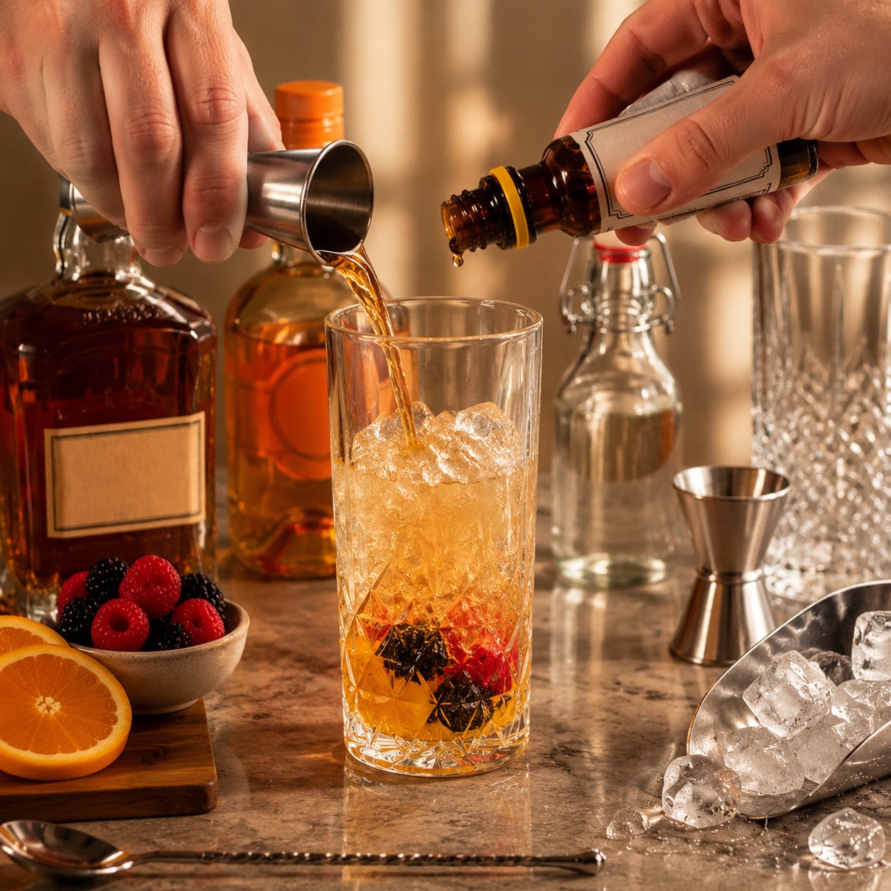Step 2 — how to make Whiskey Cobbler