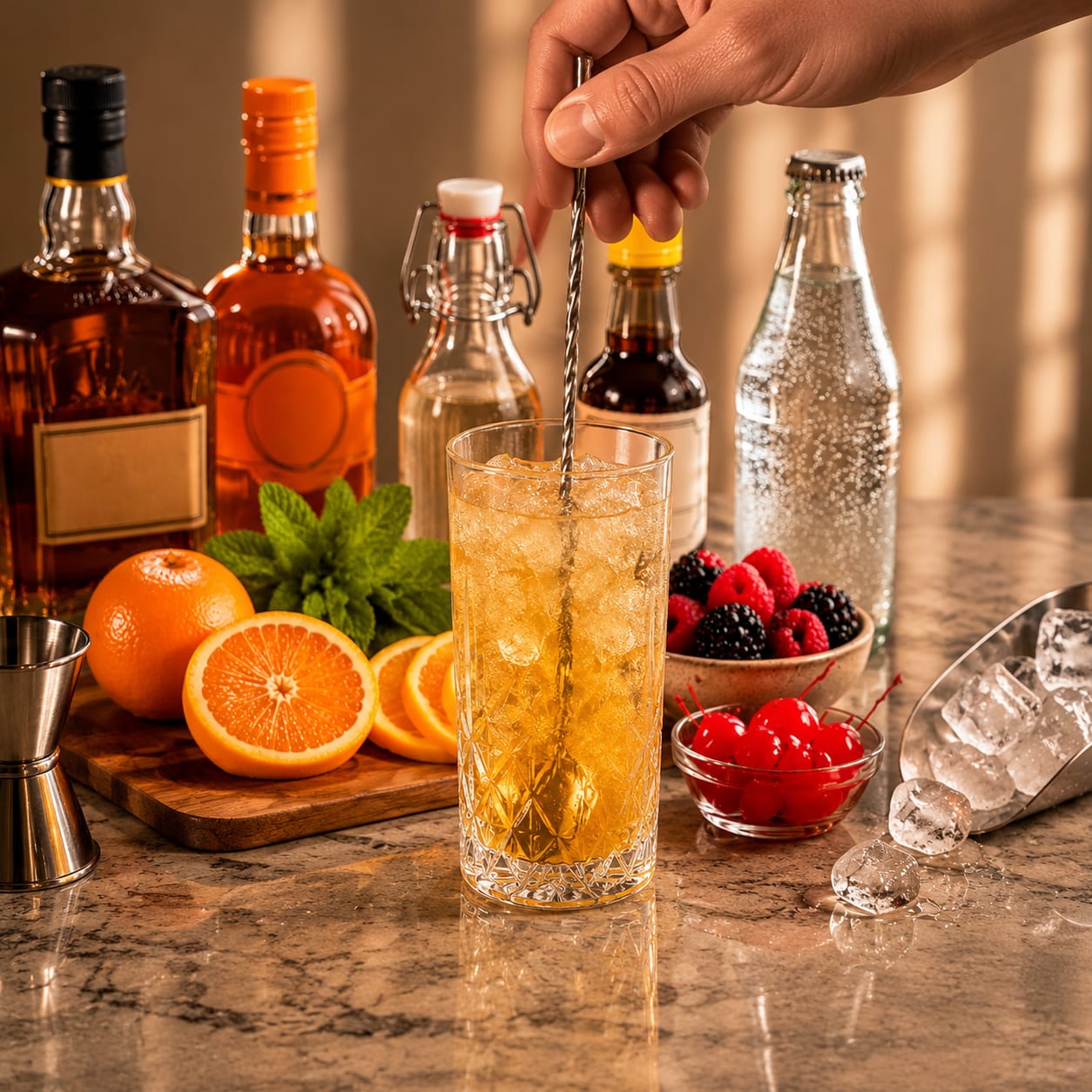 Step 4 — how to make Whiskey Cobbler