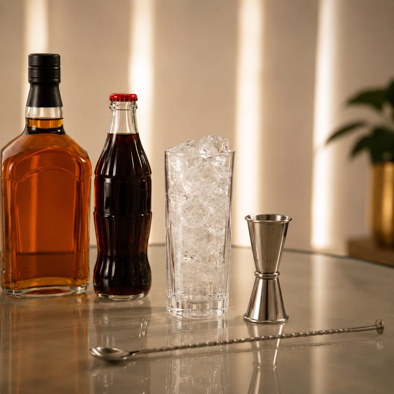 Step 1 — how to make Whiskey Coke