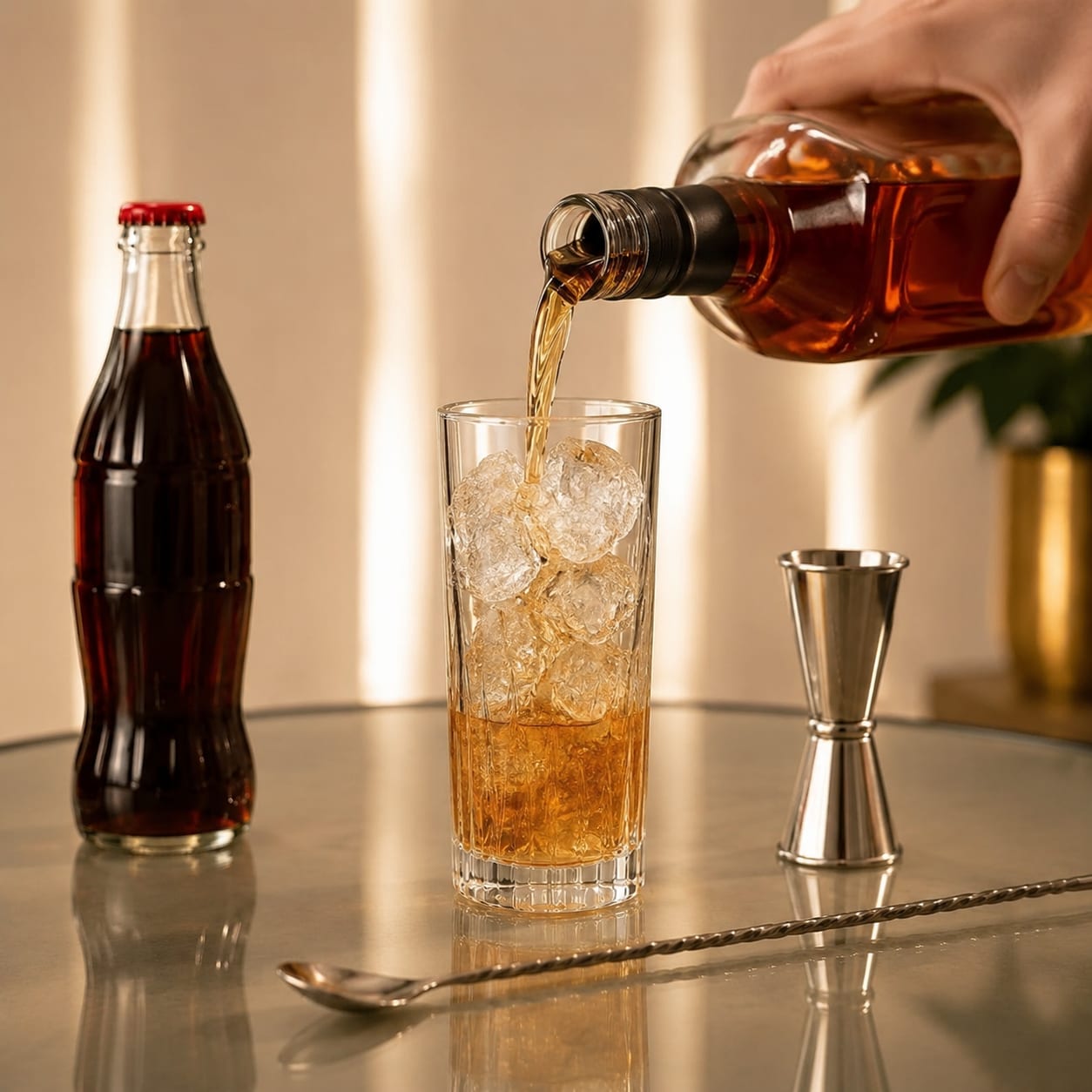 Step 2 — how to make Whiskey Coke