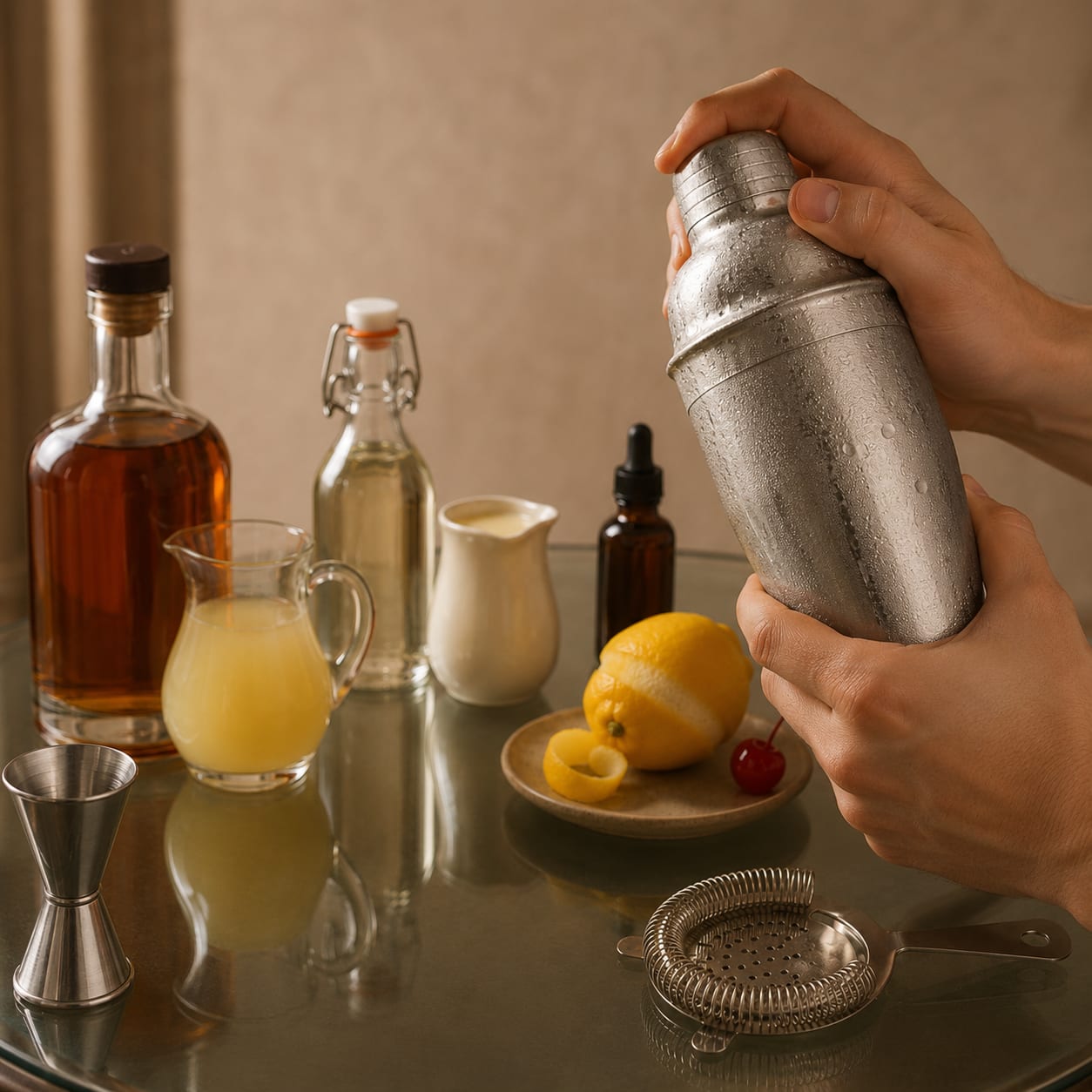 Step 2 — how to make Whiskey Sour