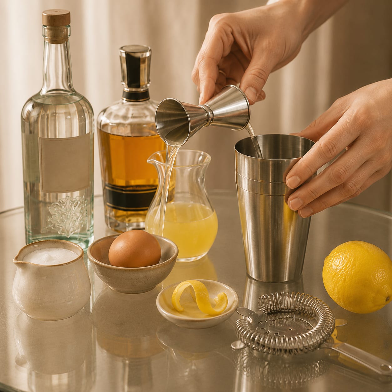 Step 1 — how to make White Lady