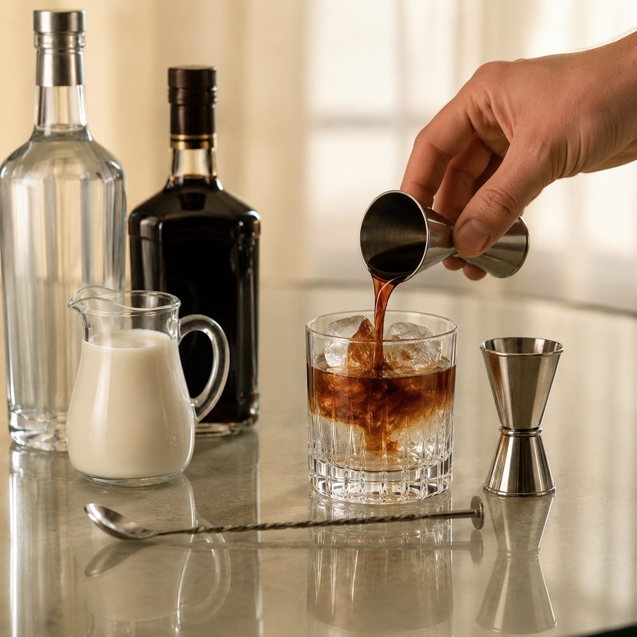 Step 3 — how to make White Russian