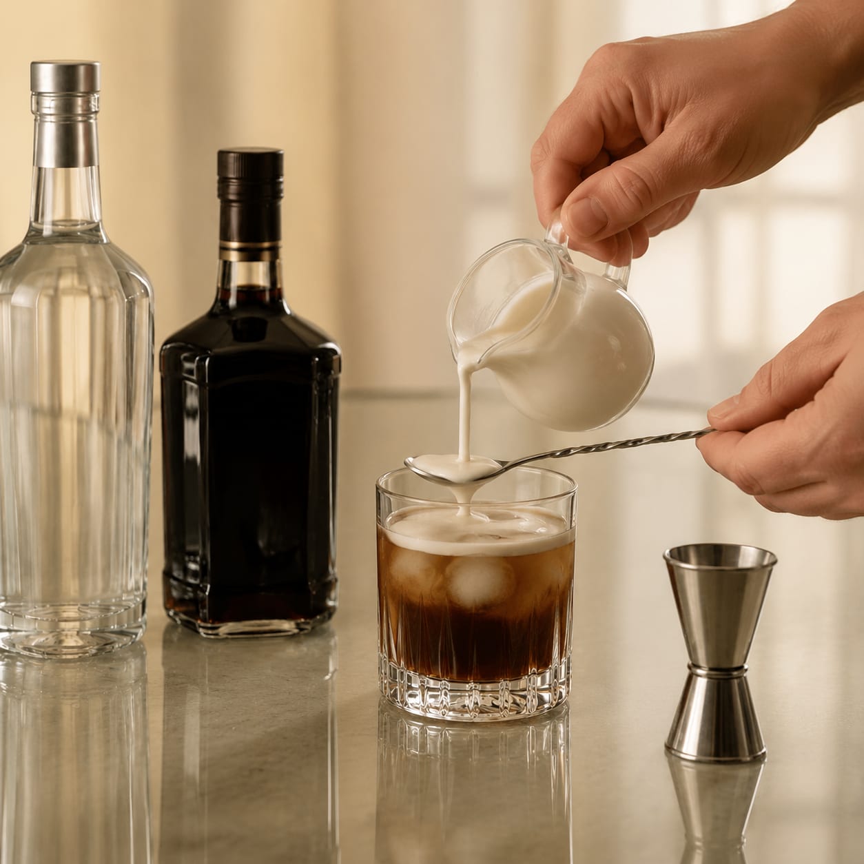 Step 4 — how to make White Russian
